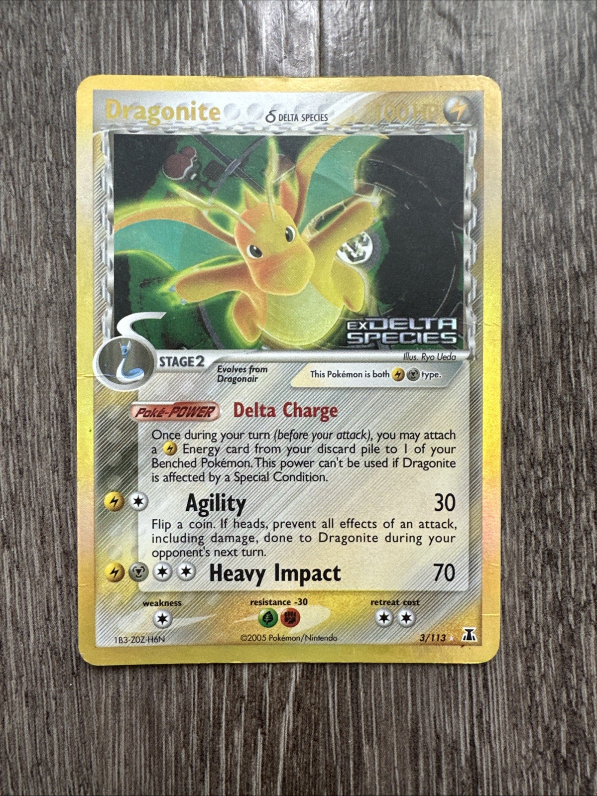 Dragonite 2005 EX: Delta Species #003/113 Reverse Holo Price Guide