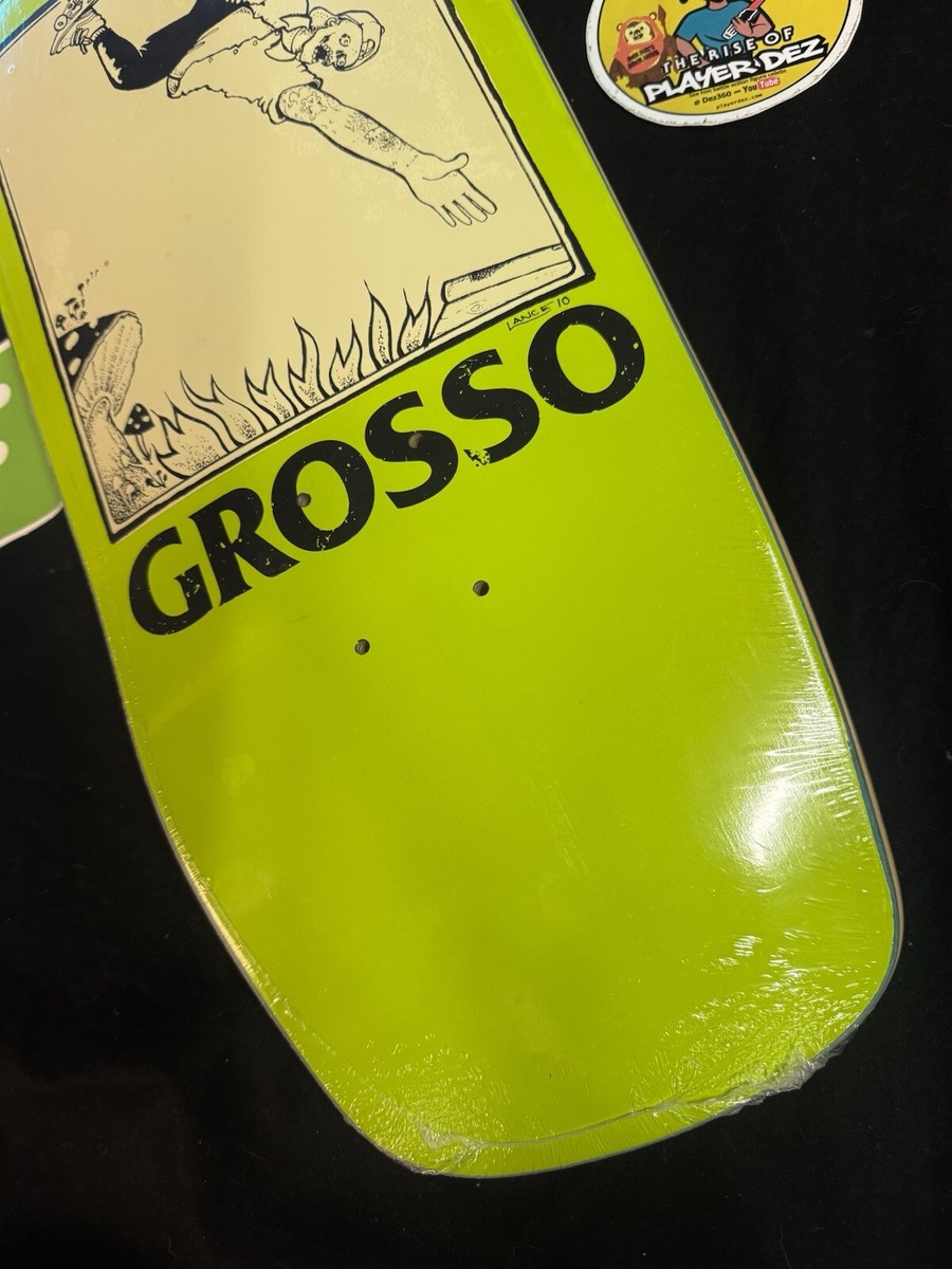 RARE Anti Hero Jeff Grosso Lance Mountain Art Shaped Skateboard