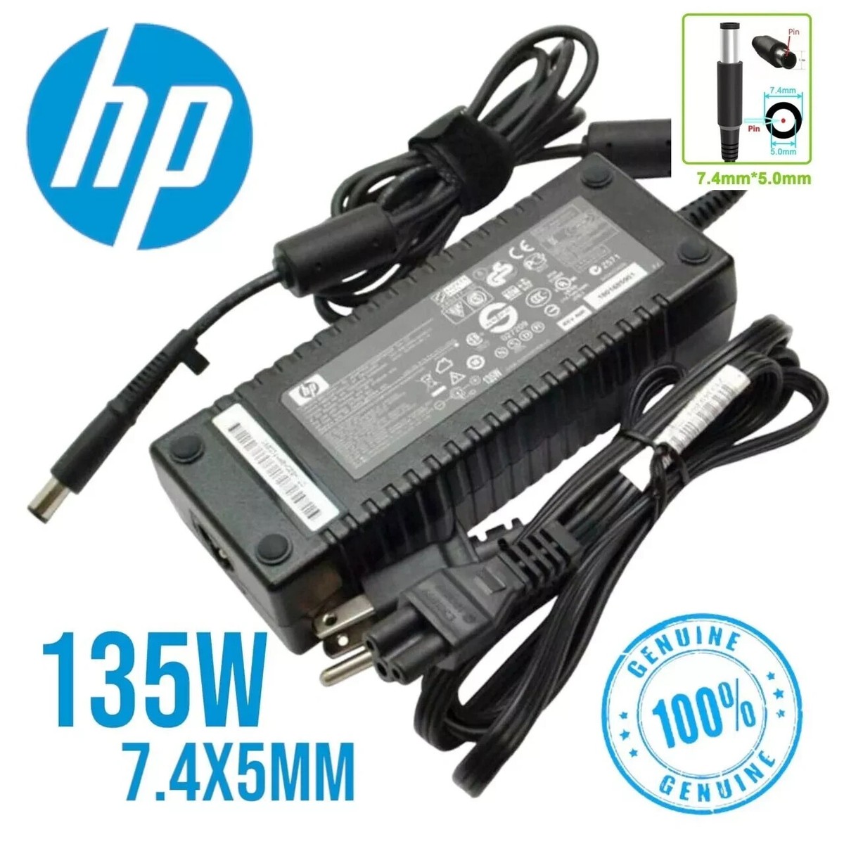 Genuine 135W HP AC Adapter for HP Z2 Mini G3 G4 Workstation