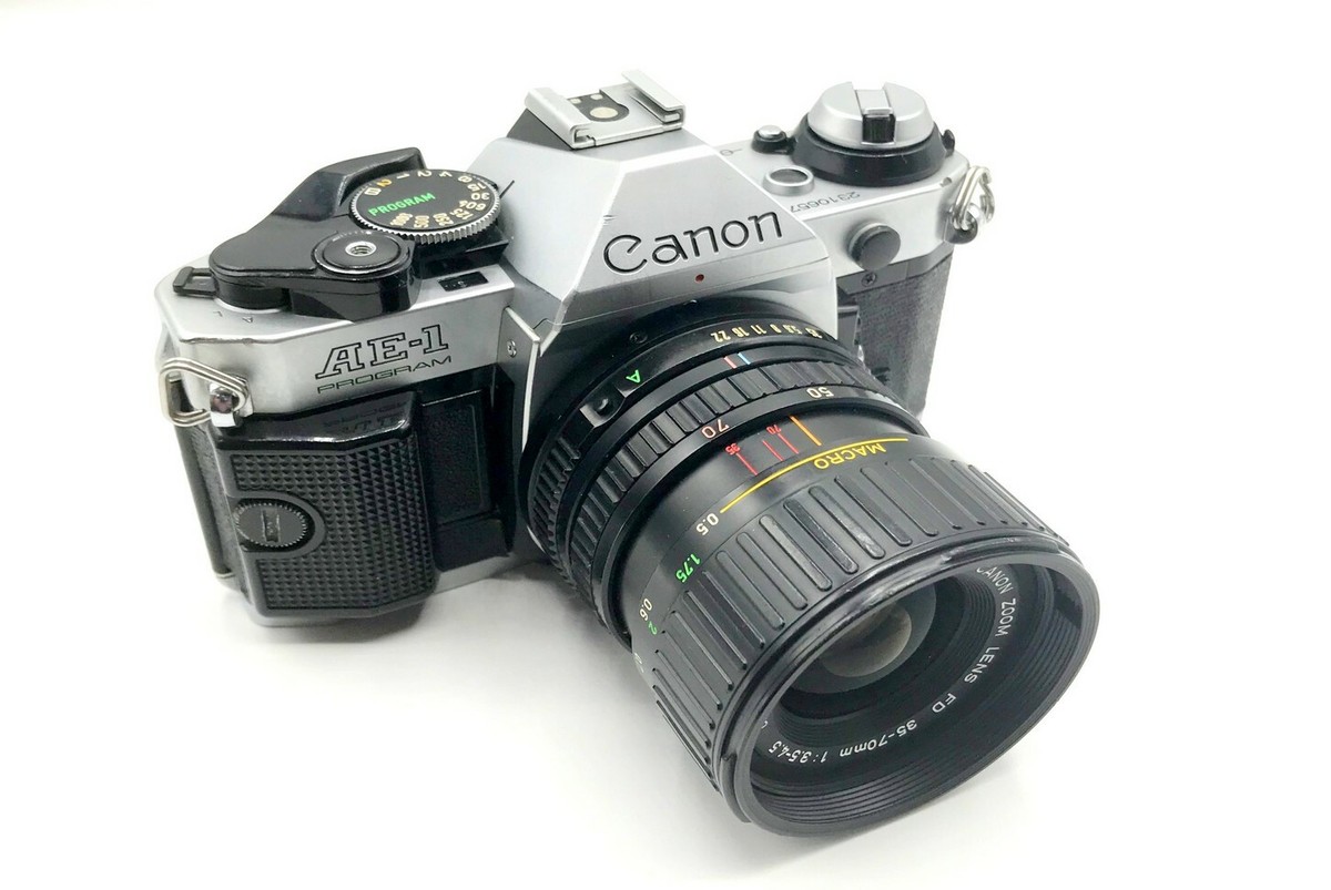 Canon AE-1 Program + Canon 35-70mm f/3.5-4.5 Manual Film Camera