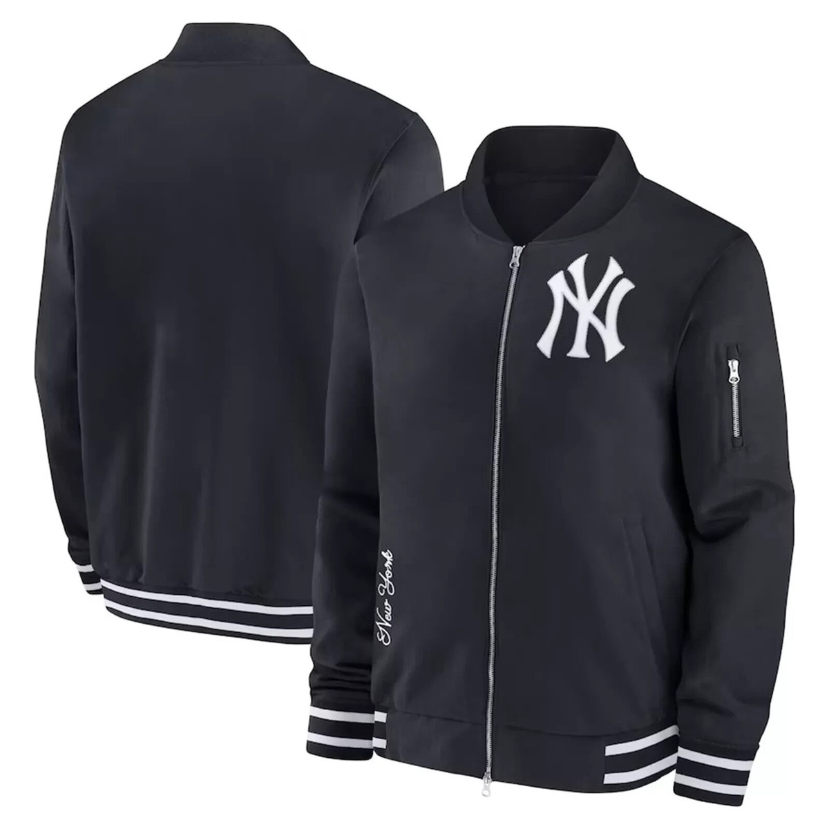 2024 NY Yankees Unbranded MLB Full Zipper Bomber Style Men's