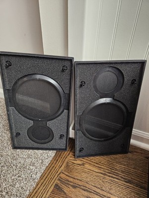 Linn Index Speakers Bookshelf Black Audio Wood Pair Tested