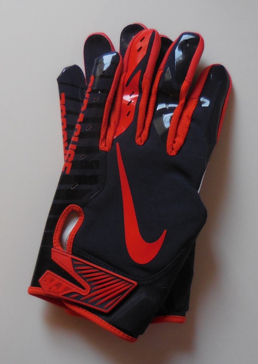 Nike Vapor Jet 5.0 Football Gloves NCAA Team Syracuse Orange Men
