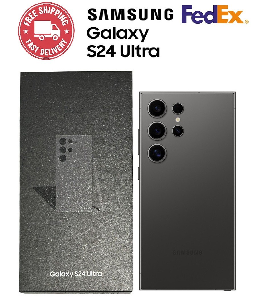 Samsung Galaxy S24 Ultra - 256 GB - Titanium Black (Unlocked