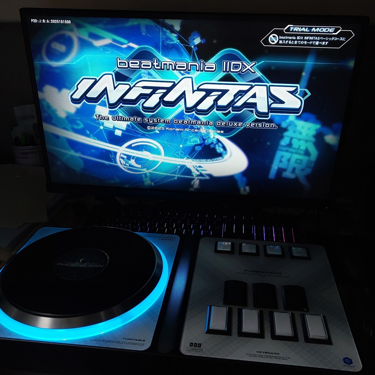Gamo2 Phoenixwan beatmania IIDX Controller with Box Tested Import
