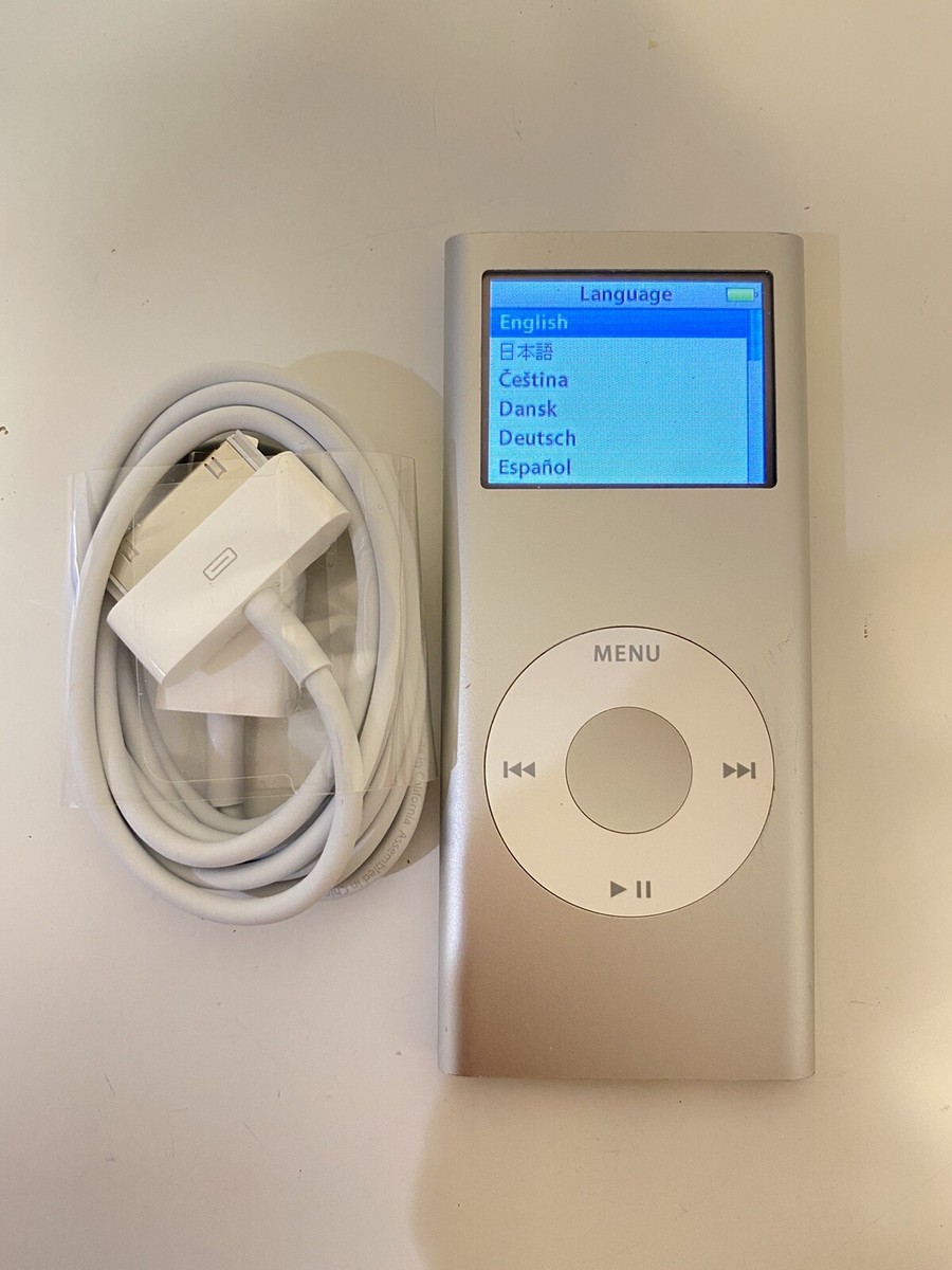 Apple iPod nano 2nd Generation Silver (2 GB) Good Condition