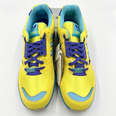 atmos × adidas Originals ZX8000 Ura Yellow Blue JQ2580 Men's Size