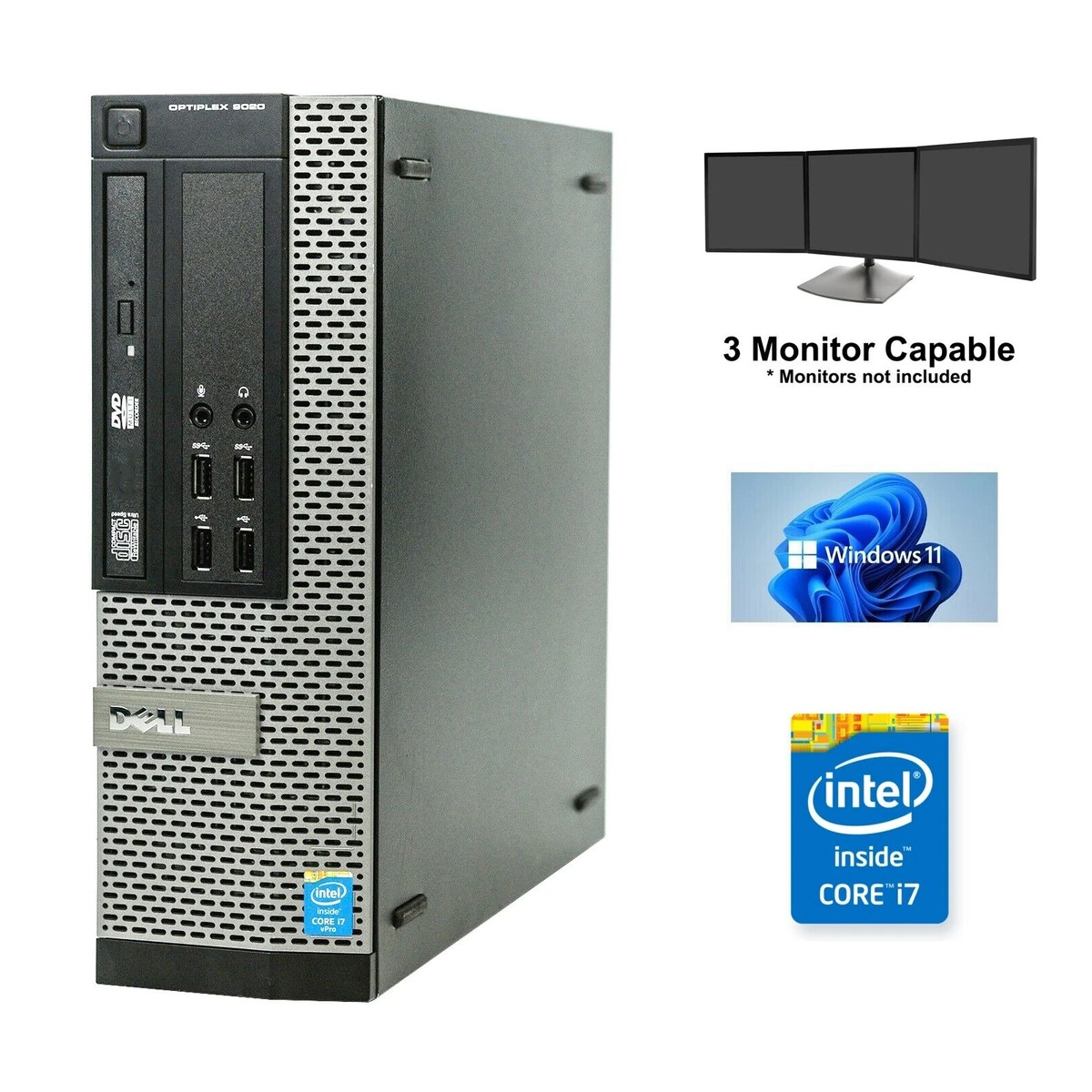 Dell OptiPlex 9020 SFF Core i7 32GB Ram 1TB SSD WiFi Windows 11