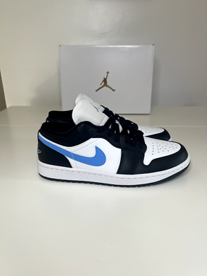 Air Jordan 1 Low Black University Blue Size 9.5W /8M DC0774-041 | eBay