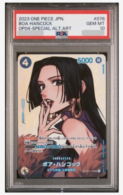 PSA 10 ONE PIECE Card Game OP04 OP01-078 Boa Hancock Alternate Art