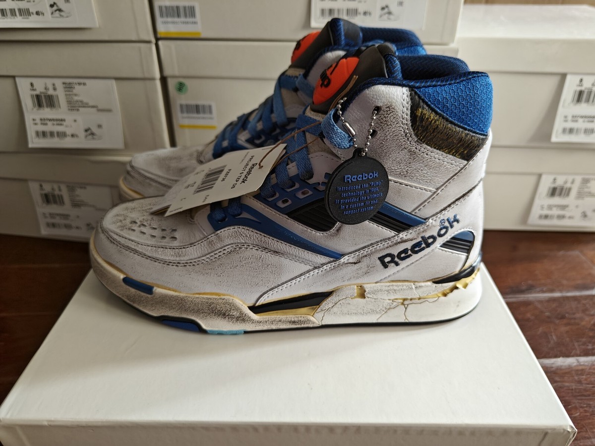 Reebok Maison Margiela Pump TZ Twilight Zone Deadstock White Blue