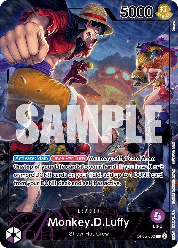 Monkey.D.Luffy (PSA Magazine) OP05-060 One Piece Promotion Cards