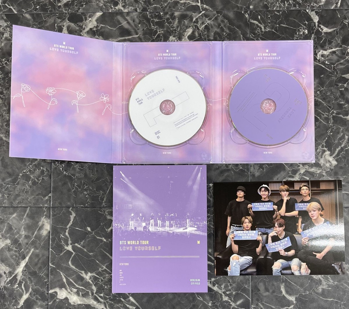 BTS WORLD TOUR LOVE YOURSELF New York DVD With Photo Book J HOPE