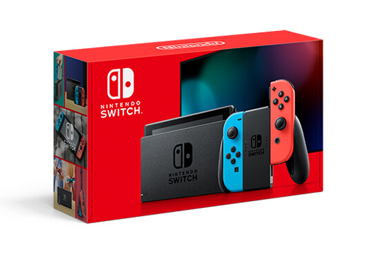 Nintendo Switch Neon + 3-Month Membership - Play 100+ Games