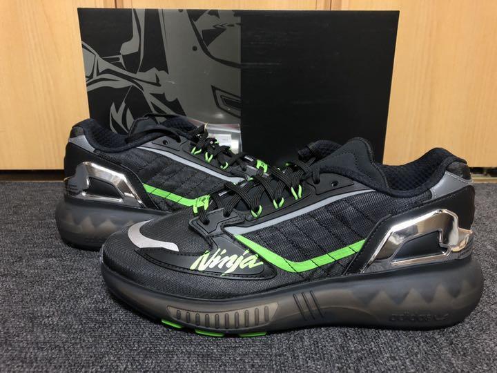Kawasaki × adidas ZX5K BOOST Ninja shoes Sneakers Fashionable