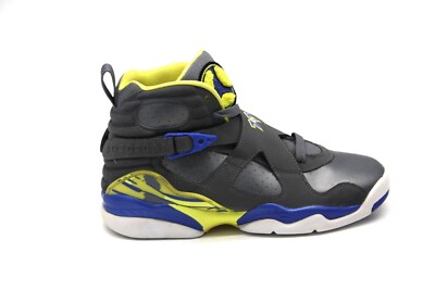 GIRLS AIR JORDAN 8 RETRO (GS) 580528-038 COOL GREY/VOLTAGE