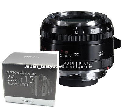 VOIGTLANDER Nokton Vintage Line 35mm F1.5 Type II BLACK VM Mount