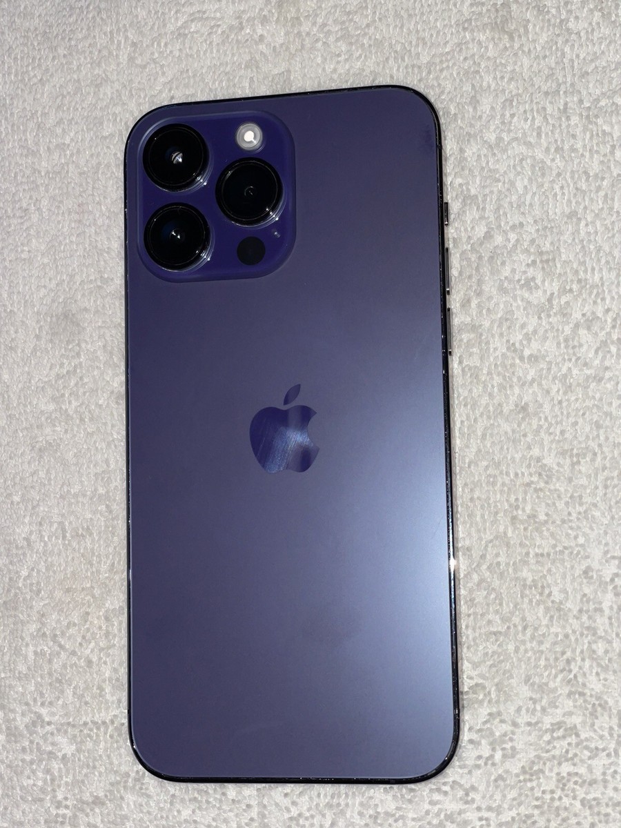 iphone 14 pro max Deep Purple (No Box, Comes With 2 Phone Cases