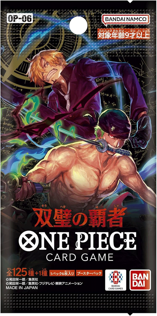 One Piece Trading Card Game Bandai Twin Peaks Champion op-06