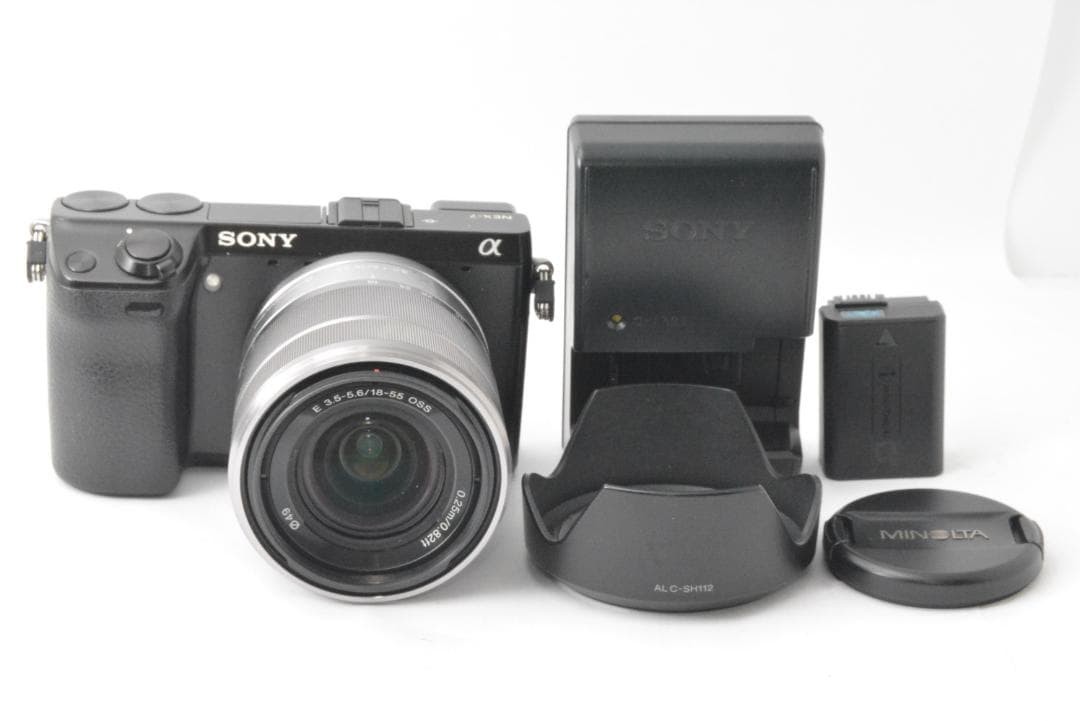 Sony NEX-7 24.3 MP Mirrorless DSLR Camera - Black with 18-55mm