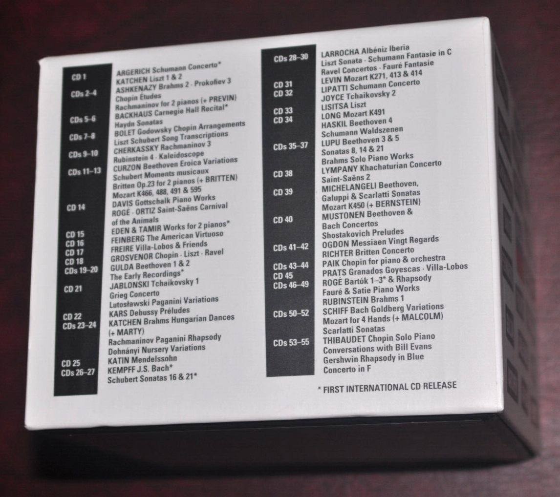 Decca Sound: The Piano Edition, Limited 55 CD box set in mini-LP
