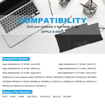 A1496 Battery for OEM Apple Macbook Air 13