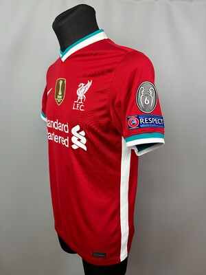 LIVERPOOL 2020 2021 SALAH HOME SHIRT FOOTBALL SOCCER JERSEY NIKE