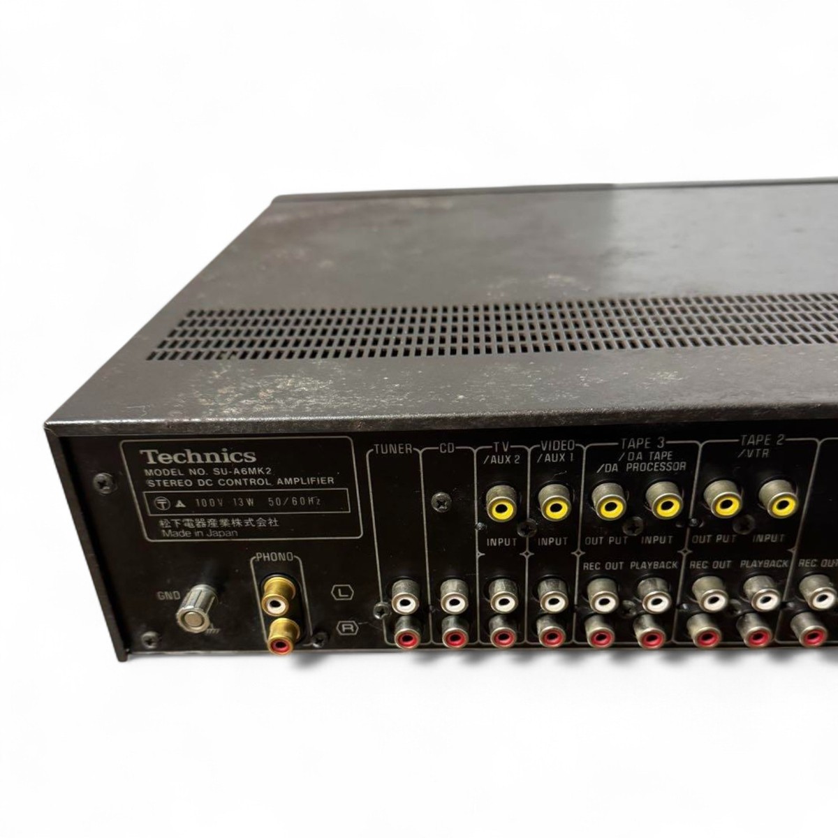 Technics SU-A6MK2 Stereo Control Amplifier Tested with Power Amp