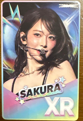 LE SSERAFIM 2025 JAPAN TOUR RHYTHM HIVE XR Official Photocard