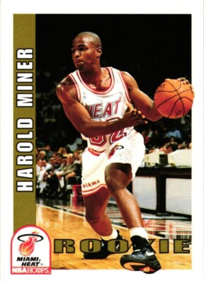 1992-93 NBA HOOPS BASKETBALL HAROLD MINER RC ROOKIE #413 CARD
