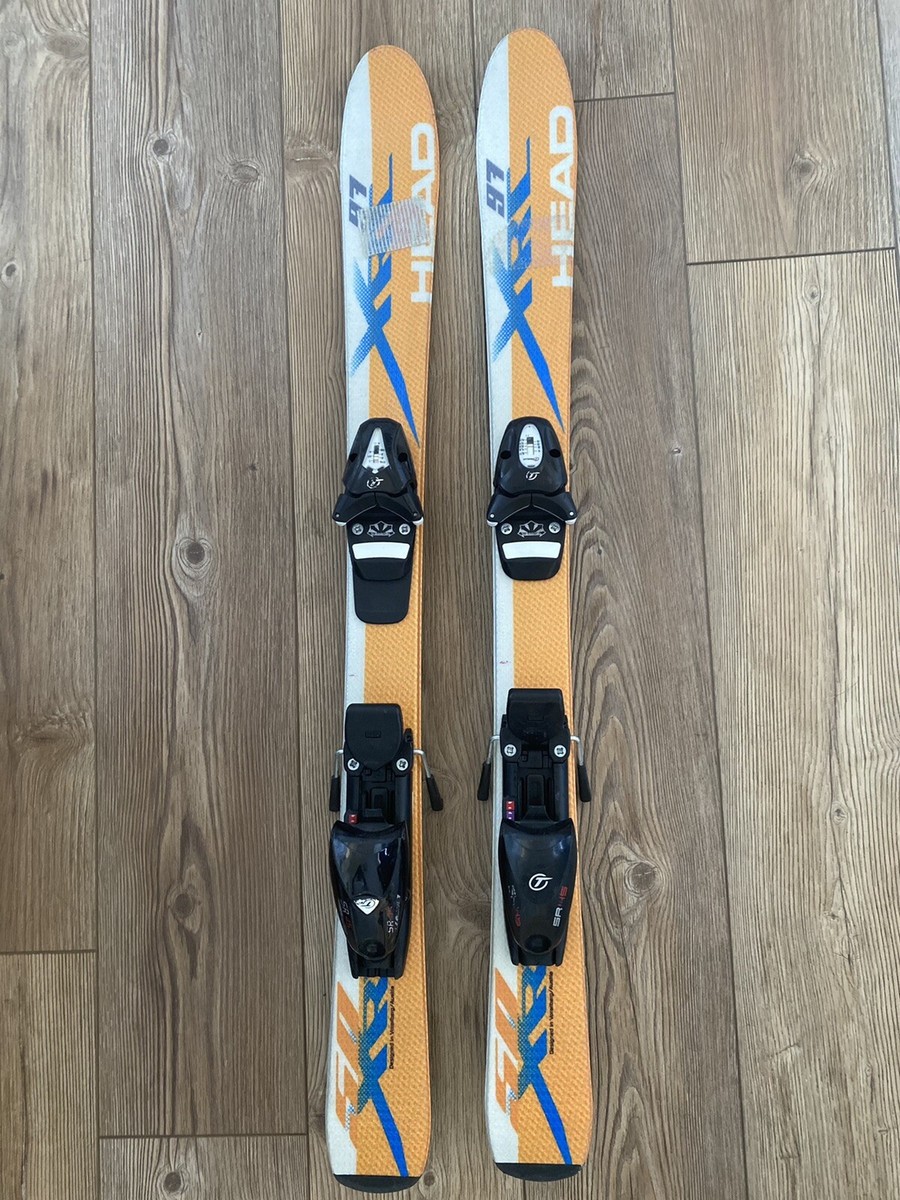 Head XRC junior Skis 97 Cm With Marker bindings Orange Blue | eBay