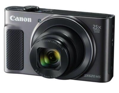 Canon Powershot SX620 HS Compact Digital Camera Black Used w