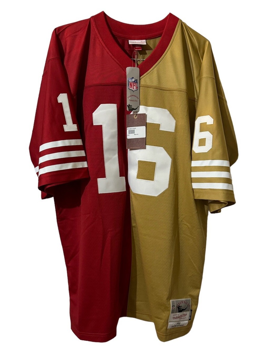 San Francisco 49ers Joe Montana Mitchell & Ness Big & Tall Split