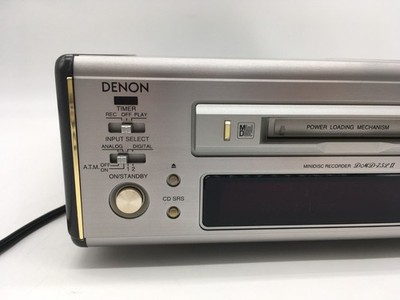 Exellent DENON DMD-7.5L II MiniDisc Recorder MD Deck with Remote