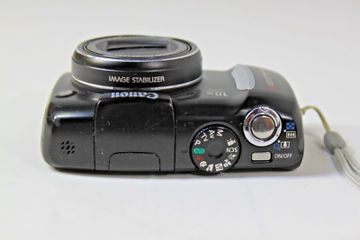 CANON Power Shot SX120 IS w/ A/V Cable & USB Cable, Strap, Port