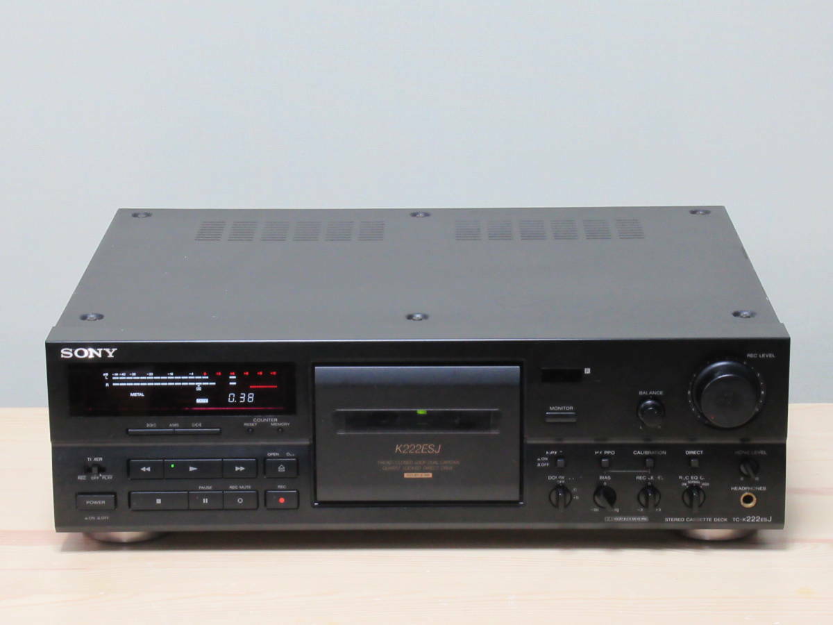 SONY Cassette tape deck TC-K222ESJ used working | eBay