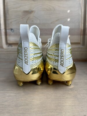 Adidas Adizero 5-Star 7.0 Gold Metallic Football Cleats Men's Size