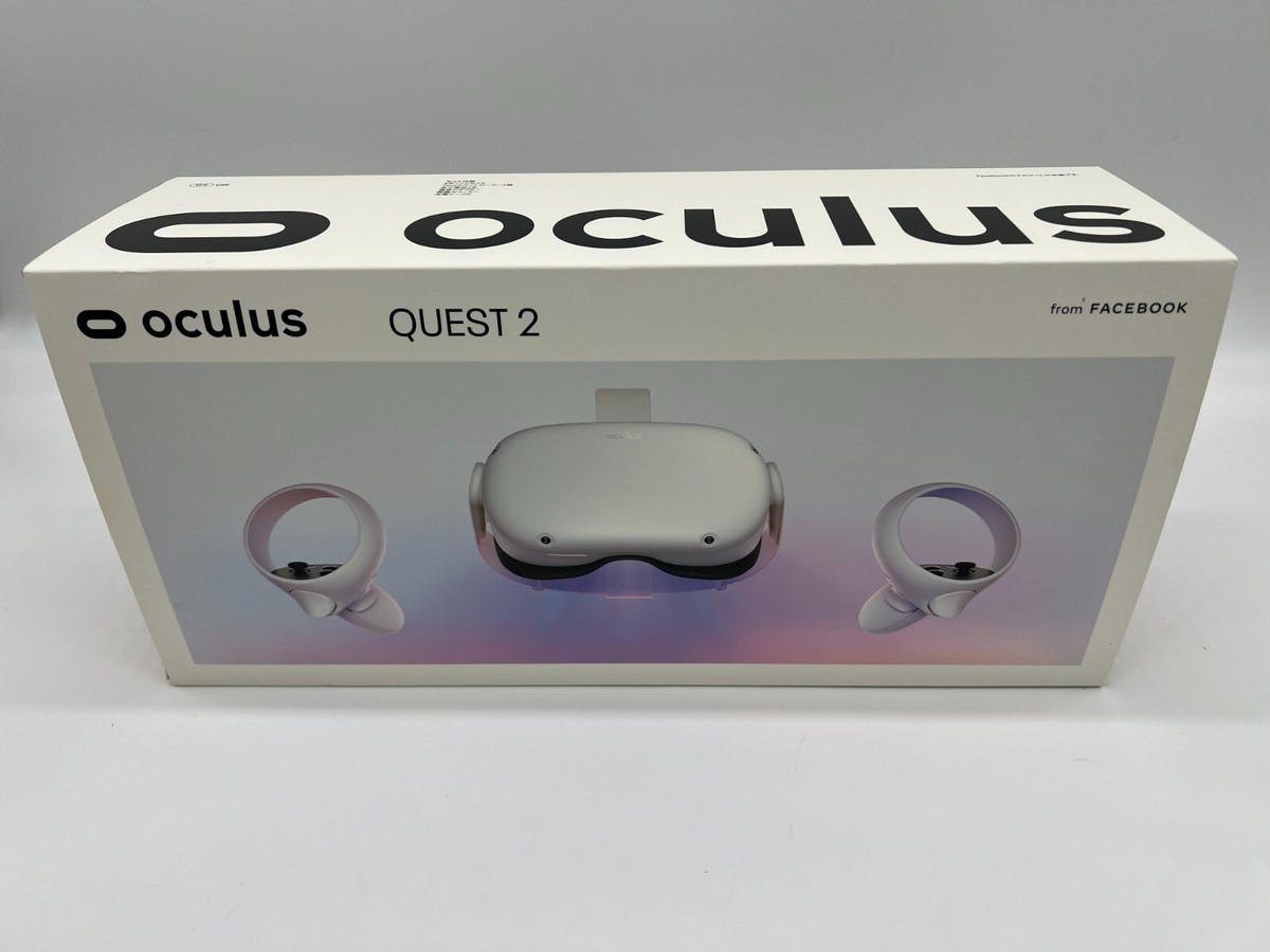 Meta Oculus Quest 2 64GB VR Headset in Box + Elite Strap, Travel