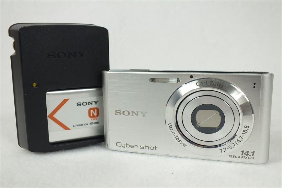 SONY Cyber Shot DSC-W320 Silver Digital Camera Japanese language