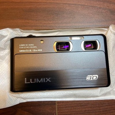 Panasonic LUMIX DMC-3D1 12.1MP Digital Camera - Black for sale