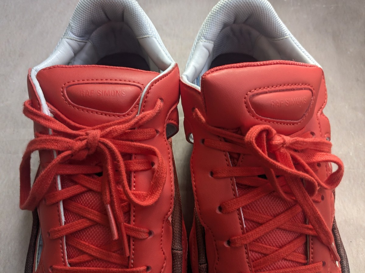 Adidas Raf Simons Ozweego Replicant Red Black Men 9 Sneakers Shoes