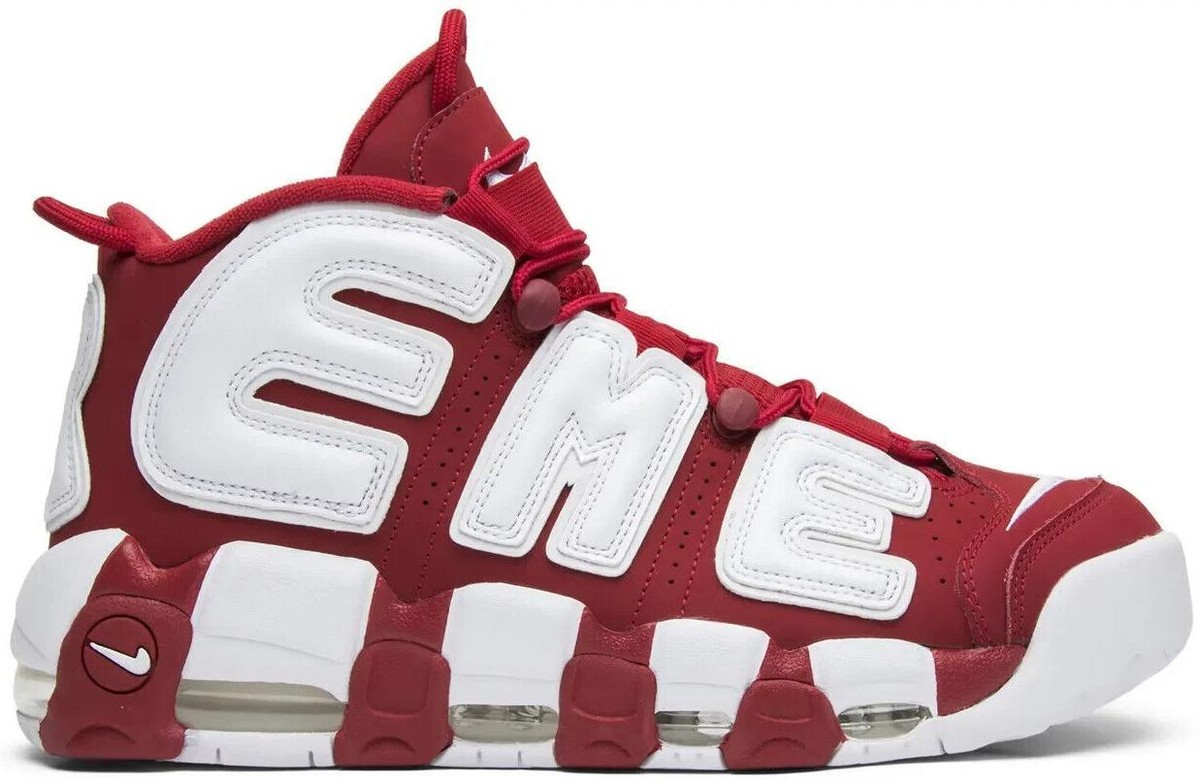 Nike Supreme x Air More Uptempo Red for Sale | Authenticity