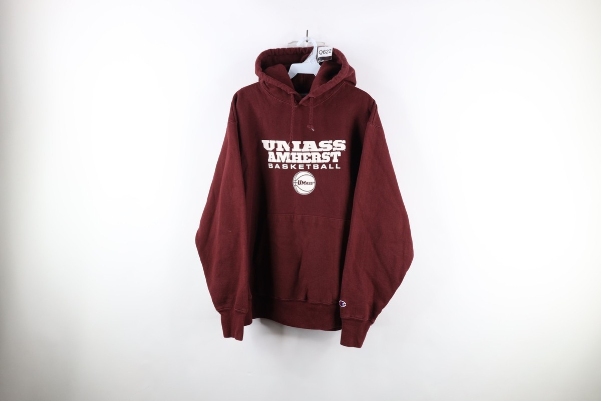 Vtg Champion Reverse Weave Mens L UMass Amherst Basketball