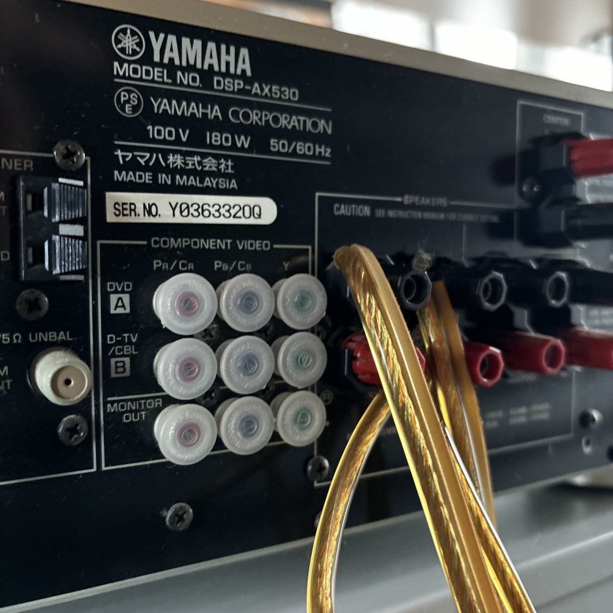 Yamaha Dsp-Ax530 Av Amplifier Home Theater from Japan | eBay