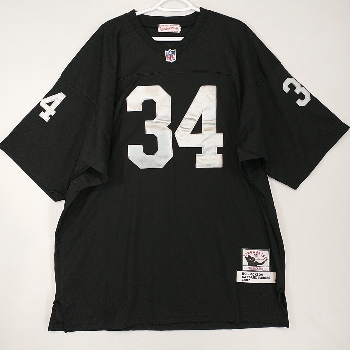 BO JACKSON 34 Oakland Raiders Men Black 1987 Throwbacks Jersey 56