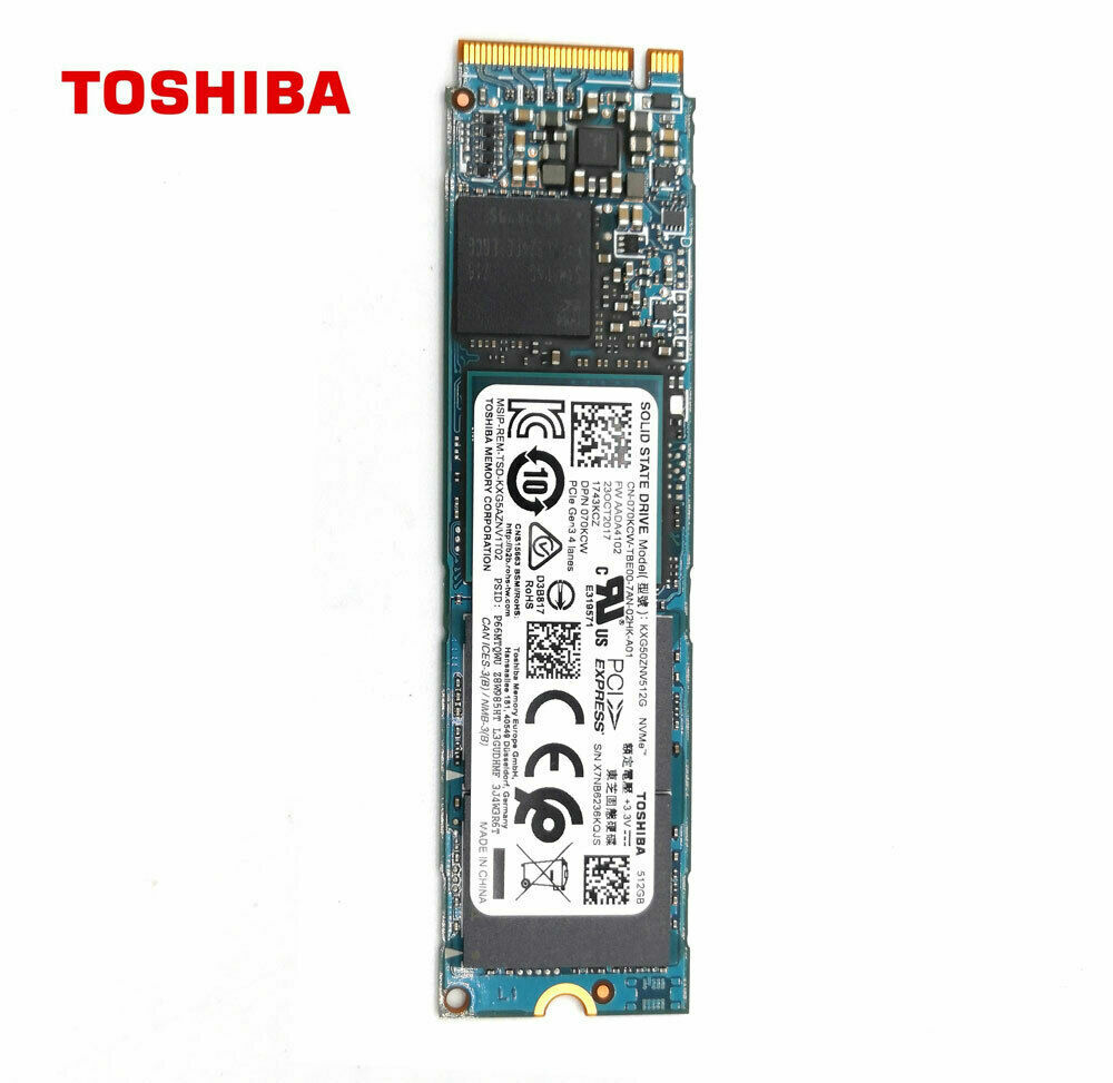 512GB XG5 Toshiba KXG50ZNV512G SSD M.2 2280 Solid State Drive NVMe
