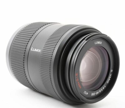 Panasonic LUMIX G VARIO 45-200 45-200mm/F4-5.6 MEGA O.I.SBlack