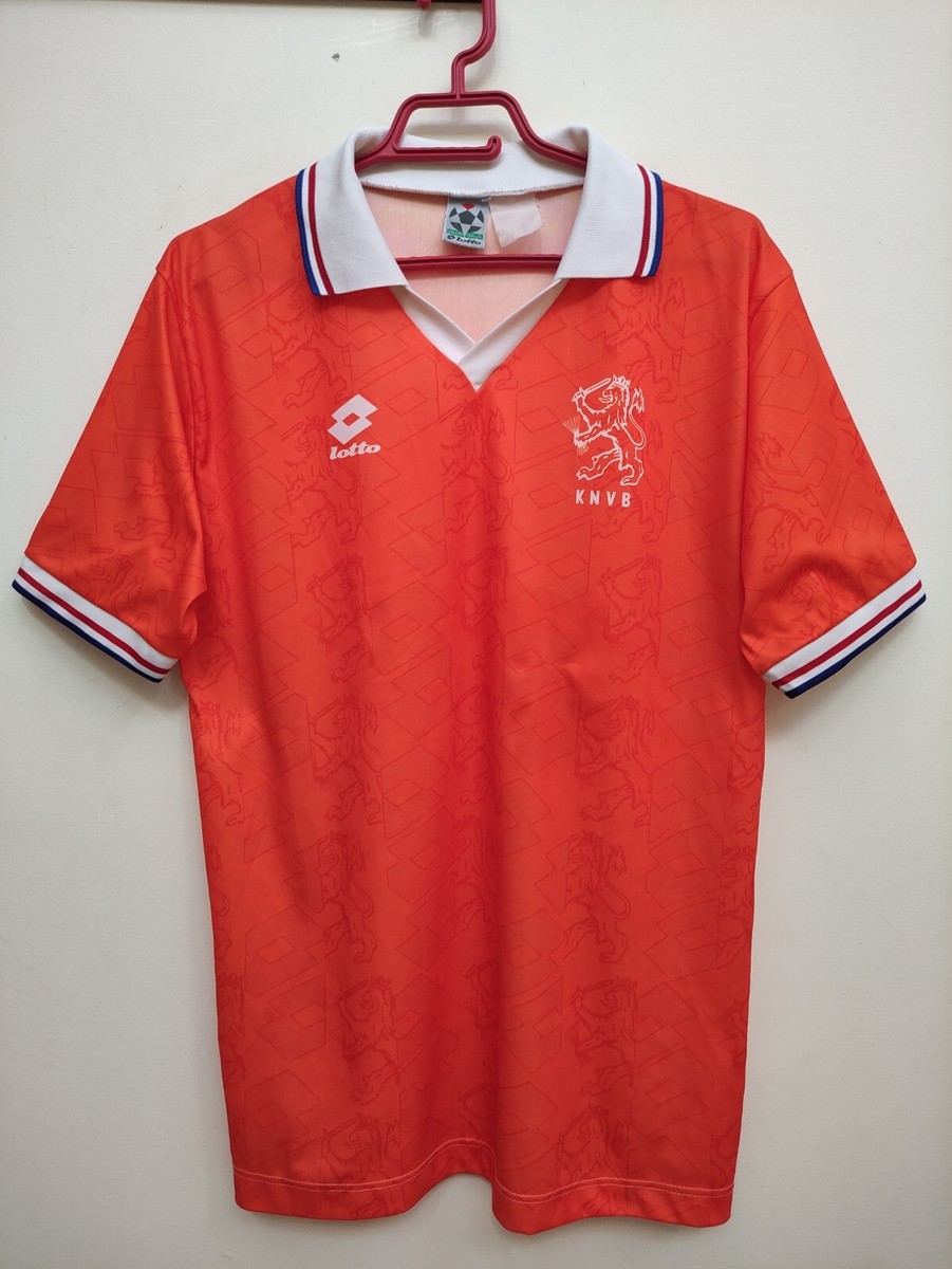 Netherlands Jersey 1994 Lotto Home Shirt Vintage World Cup Soccer