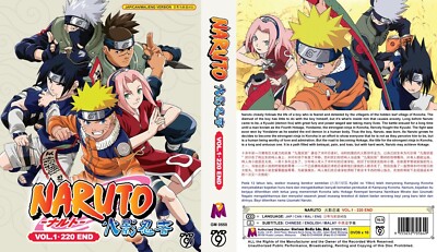 2002's Naruto Series (VOL.1 - 220 End) ~ All Region ~ English