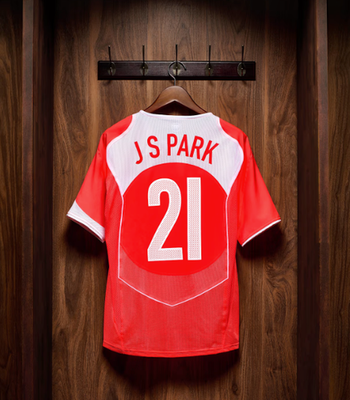 Nike 2004 South Korea Reissue Total 90 #21 Park Ji Sung Home